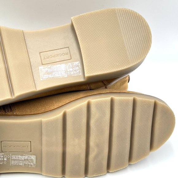 Rockport Womens Kacey Camel Brown Suede Leather Ankle Boots Shoes 11 - Picture 11 of 15